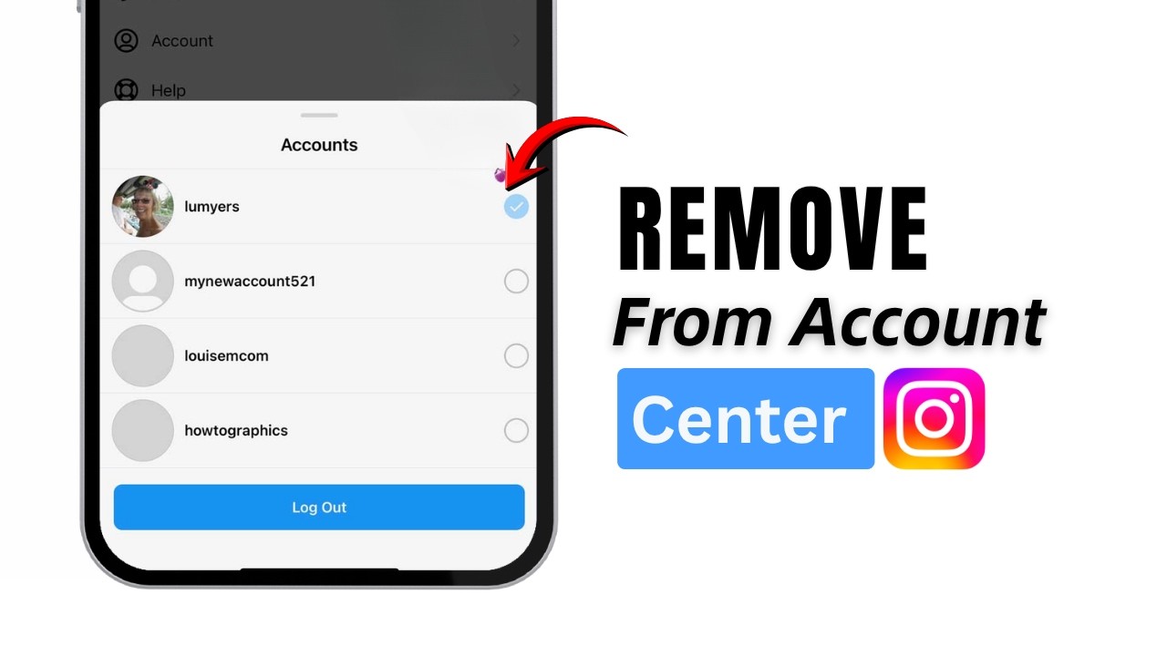 How To Remove Instagram From Account Center (2026) - YouTube