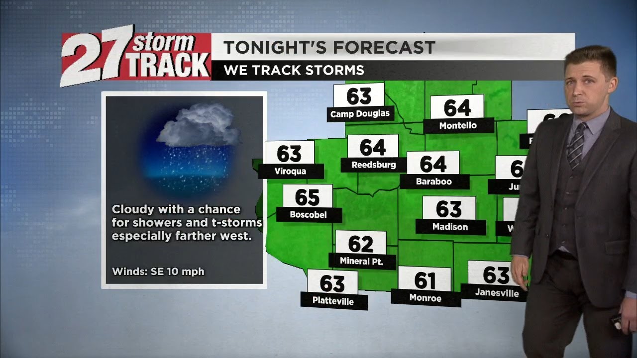Friday night forecast: Overnight rain into weekend - YouTube