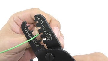 Precise crimping and tidy finish! "Connector Crimping Pliers" (PA-21) (English)
