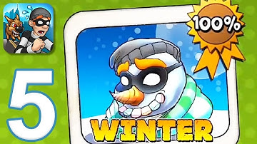 Robbery Bob - Gameplay Walkthrough Chapter 5 : Winter #robberybob