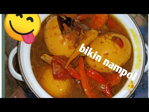 Kiat Memasak Semur telor simple ala mama buat menu sahur😋😋 Yang Lezat