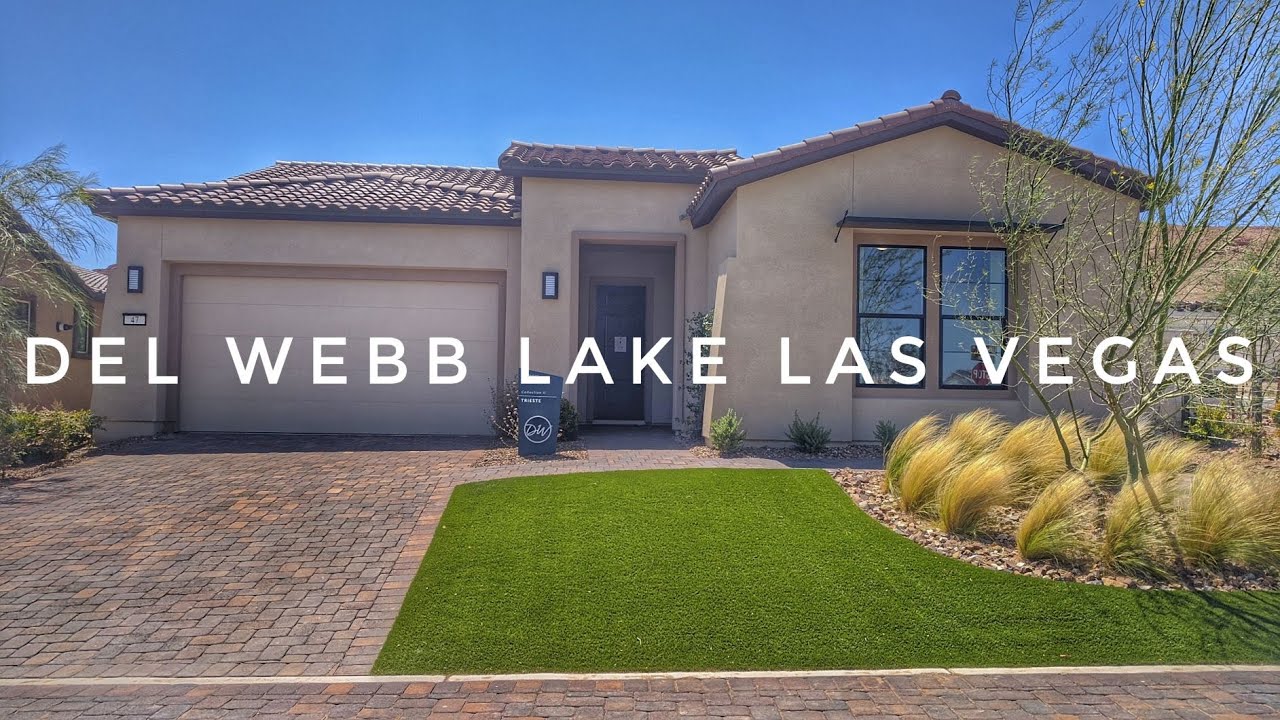 Lake Las Vegas 55+ Del Webb Homes For Sale Trieste 490,880 YouTube
