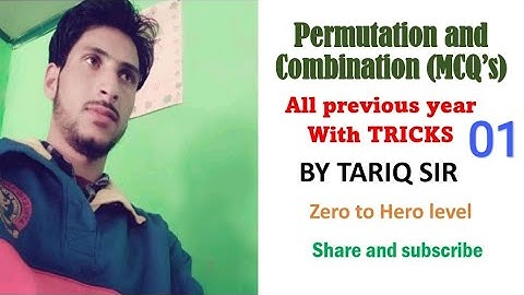 #JKSSB.Permutation and Combination MCQ