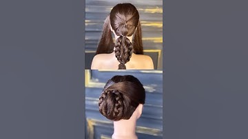 Simple and easy hairstyles  #hairstyle #viralshorts #viralvideo