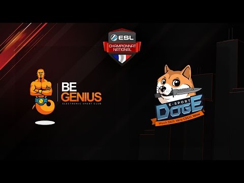 CS:GO - beGenius vs Doge-Esport - Nuke - ESL Championnat National - Winter 2016