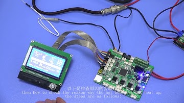 CR 10 Hot bed does not heat the inspection method tutorial 1