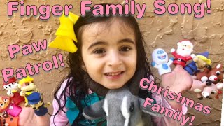 Finger Family Song With Paw Patrol And Christmas Family! screenshot 2