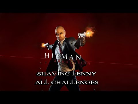 Видео: Hitman Absolution Побрить Ленни Все испытания