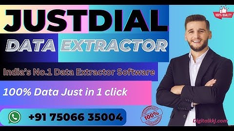 Justdial Data Extractor Original Panel | India