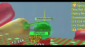 The Unexpected Wild Gifted Vicious Bee | Bee swarm simulator