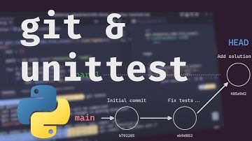 How to use git branching with unit testing