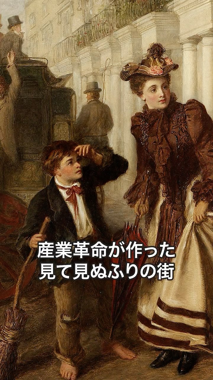 1分名画 0583》産業革命が作った、見て見ぬふりの街｜ウィリアム