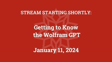 Getting to Know the Wolfram GPT