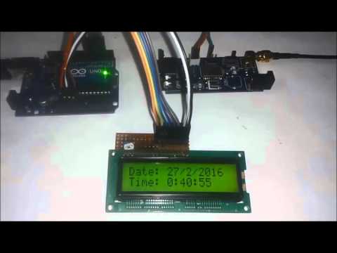 GPS updated Clock using Arduino - YouTube
