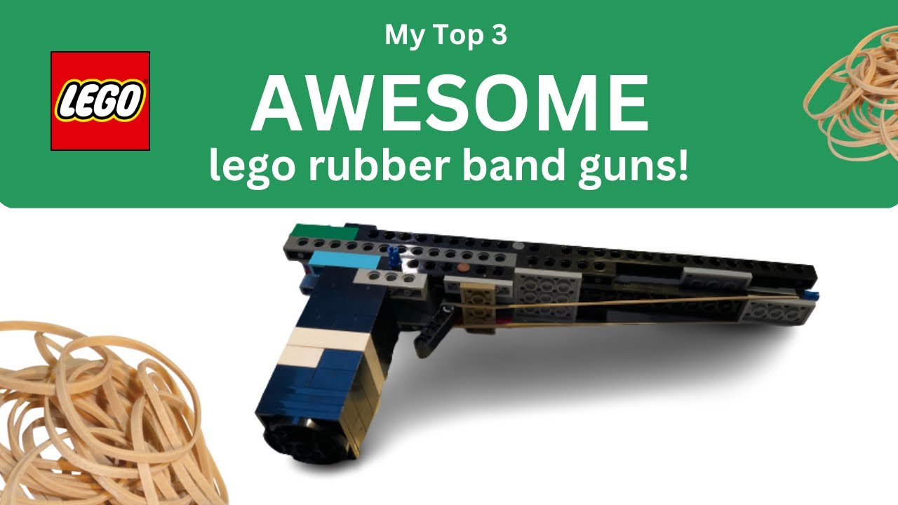 3 AWESOME lego RUBBER BAND guns! (7 MOCs 7 days 4) YouTube