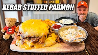 I Asked for Extra Again?? The Station’s Mighty Kebab Stuffed Chicken Parmo Challenge in Pickering!!