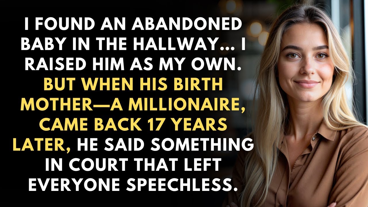 Я нашла брошенного младенца в коридоре и вырастила его как своего собственного. Но 17 лет спустя…