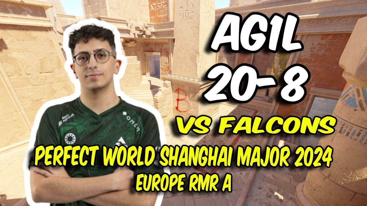 SAW Ag1l (20/8) vs Falcons (Anubis) @ Perfect World Shanghai Major 2024 Europe RMR A | CS2 POV