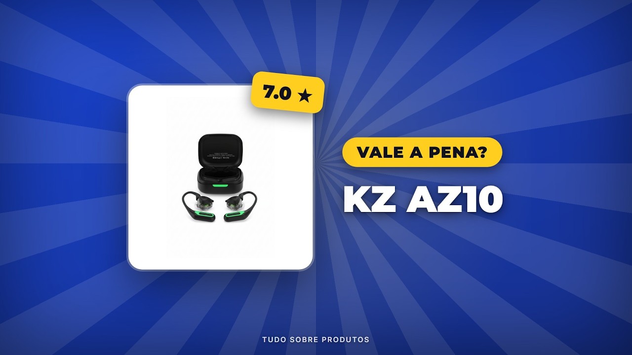 Capa: KZ AZ10: Análise COMPLETA e VALE A PENA em 2026?