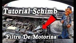 Tutorial schimb filtru de motorina Ford Focus 2 1.6 TDCI HDI 109 cai acasa pas cu pas