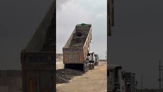 Material unloading Tata Trailer 🚚🔥💸#viral #shorts