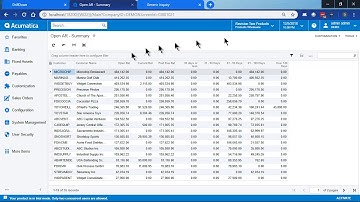 Acumatica Drill Down in Generic Inquiries