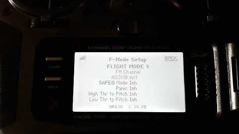SPEKTRUM FORWARD PROGRAMMING SAFE SELECT USING A SWITCH HOW TO DO. FLIGHT MODE WITH SAFE WITH OUT SA