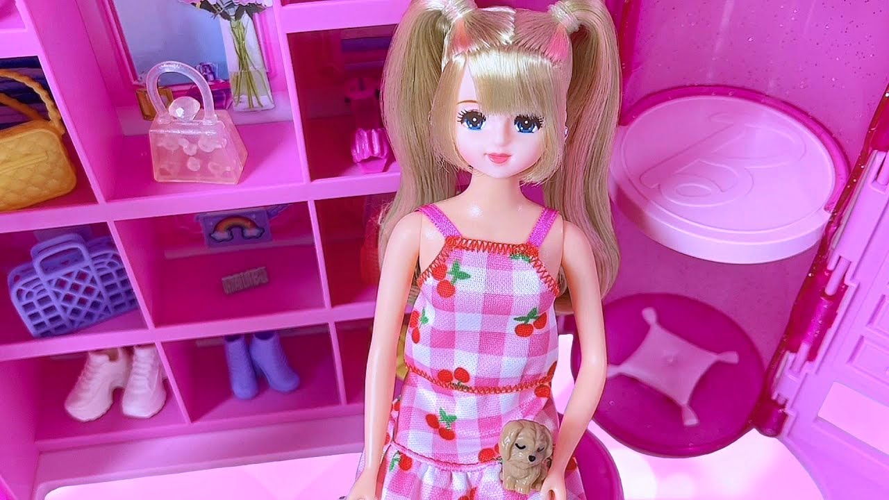Licca にあうクローゼット お部屋に「バービー(Barbie) しゅうのうりょ