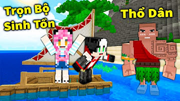 MỀU THỬ THÁCH SINH TỒN THỔ DÂN TRONG MINECRAFT (TRỌN BỘ)*REDHOOD GIẢI CỨU NGÔI LÀNG THỔ DÂN*RM TV