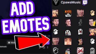 HOW TO SETUP TWITCH EMOTES✅(Super Easy)