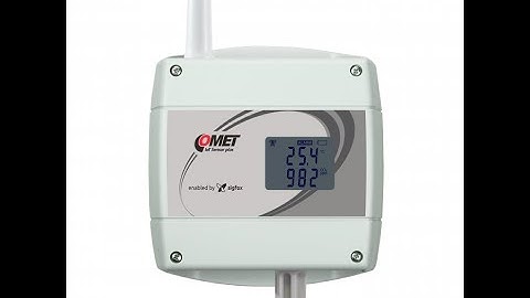 IoT Wireless Temperature, Relative Humidity and CO2 Sensor, powered by Sigfox