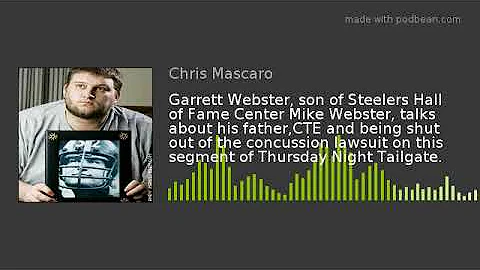 Garrett Webster, son of Steelers Hall of Fame Cent...