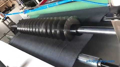 Automatic PU foam tape roll to sheet cross cutting machine