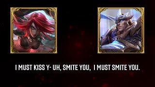KATARINA  What champions think about her? And she about them