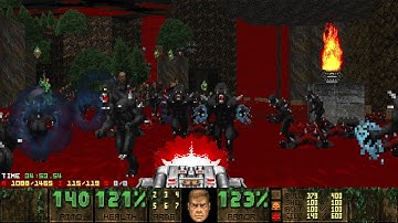 Doom 2: Sunless Empire (Map 8: Rejection of the Natural Order) UV-Max (Map Author: LVENdead)