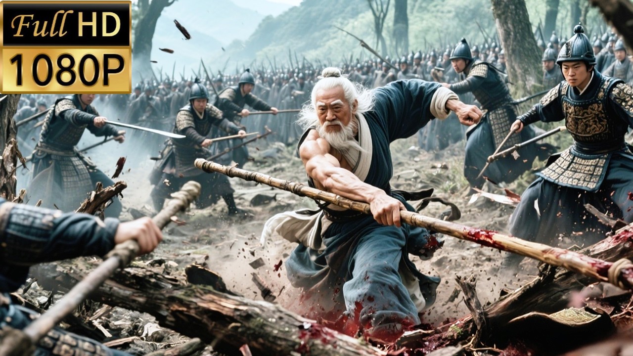 【最新功夫电影】10萬錦衣衛伏擊武當老頭，哪料老頭輕鬆一打十，廢柴小子血戰突圍！💥|#chinesedrama #kungfu