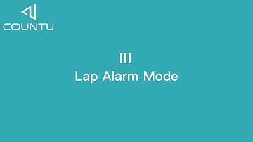 COUNTU Universal Ring Timer LapCounter (Model: Goal) - Lap Alarm Mode