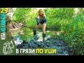 По уши в грязи - Чищу ручей 🐟 Рыбкам нравится 👣 Бушкрафт в Избе из камыша - Серия 29