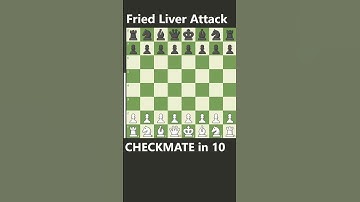 CHECKMATE in 10 (Fried Liver Attack)