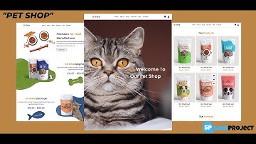 Responsive Pet Service Shop Website Design Template Using HTML CSS & JavaScript