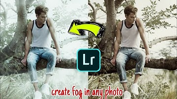 create fog in any photo using Lightroom mobile