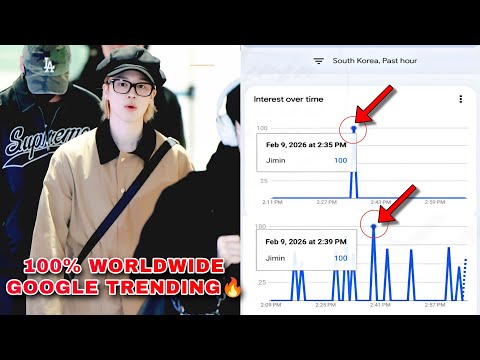 One Minute Ago This One Airport Moment Sent Jimin To 100 Google Searches Worldwide 
