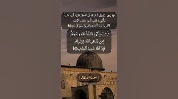 سورة الأنفال الآية ١٢ الى ١٤ بصوت الشيخ محمد صديق المنشاوي