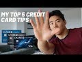 MY TOP 5 CREDIT CARD TIPS YOU NEED TO KNOW