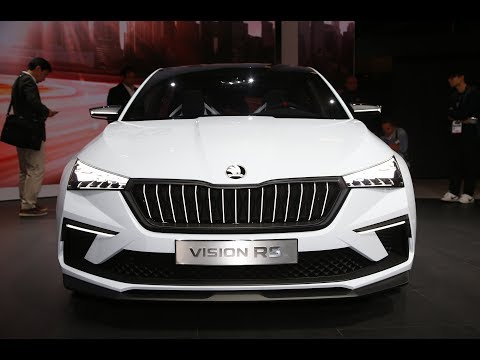 SKODA VISION RS новый гибридный концепт кар от Шкода Парижский автосалон 2018