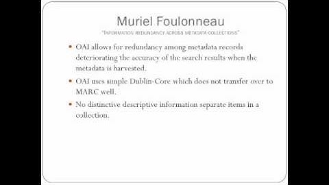 Harvesting Metadata-Rachel Stas