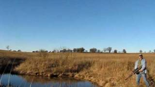 Barrett M82 Ten Rounds Rapid Fire From Shoulder In Pond