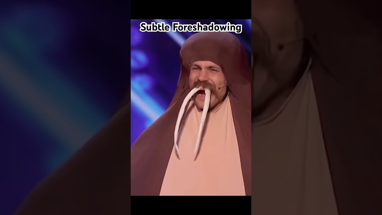 VERY subtle forshadowing
