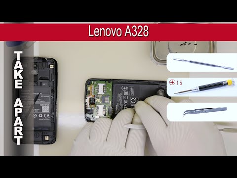 How to disassemble 📱 Lenovo A328 Take apart Tutorial