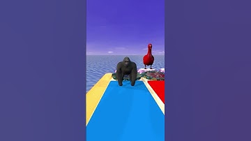 Slide game with Animals #shorts, #animation, #cartoon #3danimation #3dgame #animals #funny